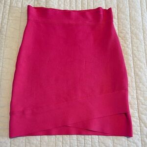 BCBG bandage mini skirt